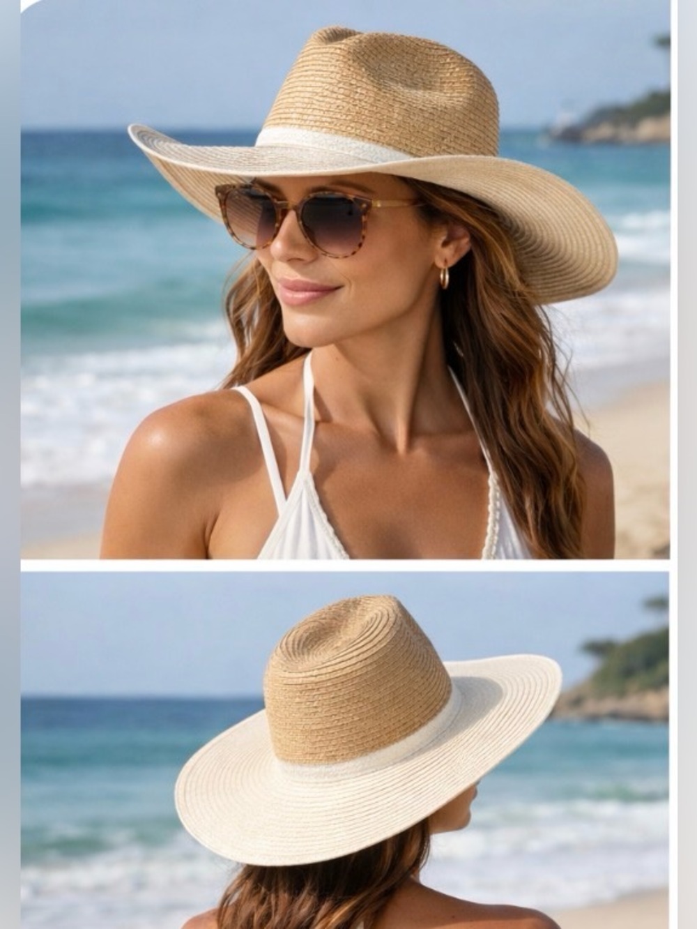 Magid Hats Wide Brim Packable Floppy Beach Sun Hat